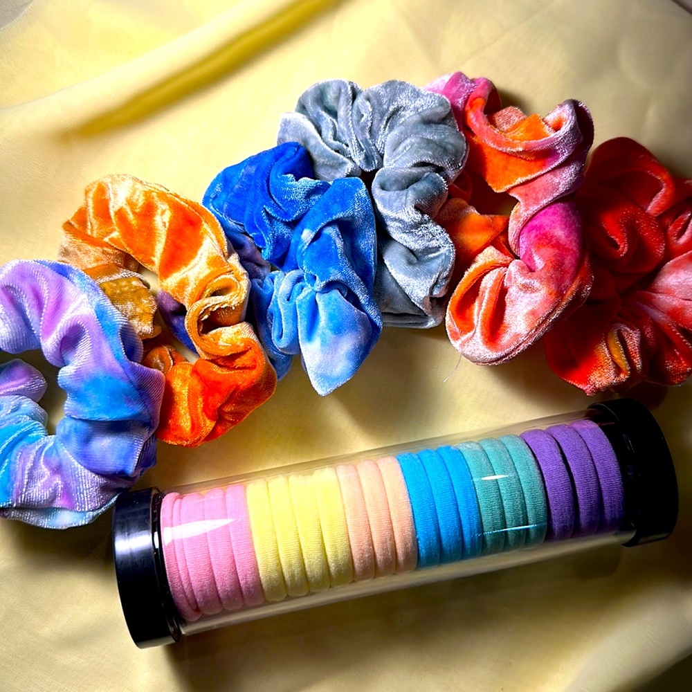 💢Soft Scrunchy Hair ties💢Colorful Hair Tie 💢Hair Accessories 💢